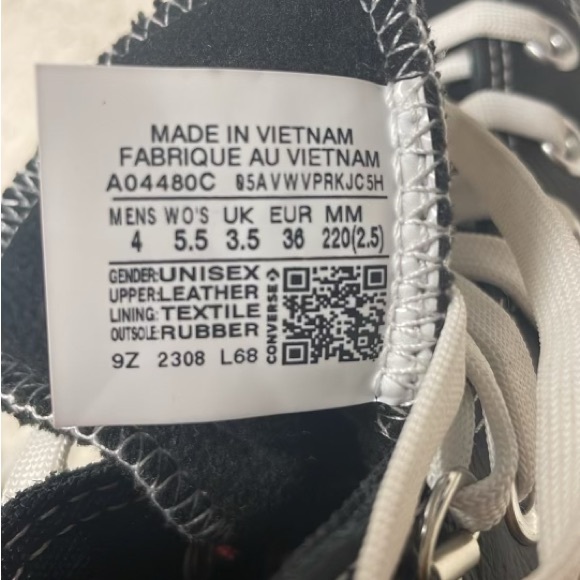 Chuck Taylor All Star City Trek Waterproof Boot size 5.5 - Picture 4 of 4